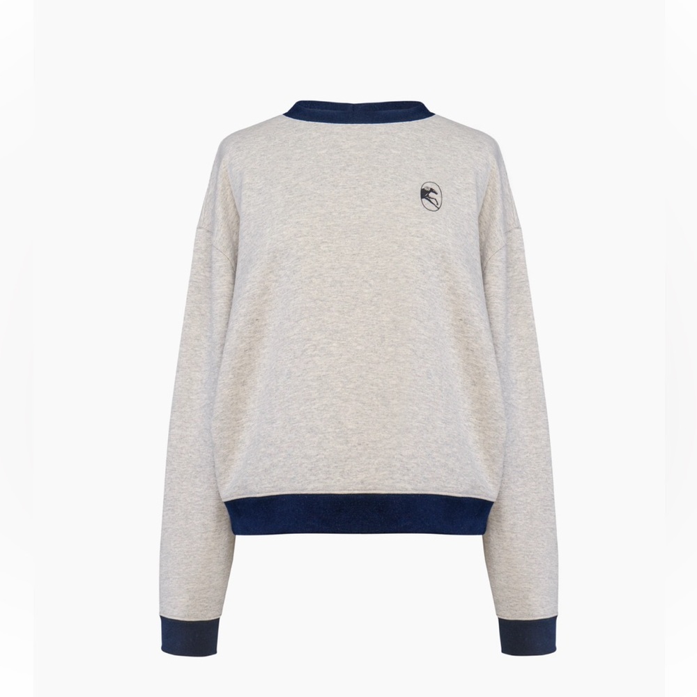 Sleeper Relaxed Stretch-cotton Jersey Sweatshirt in Grey XL